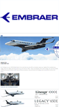 Mobile Screenshot of embraerexecutivejets.com